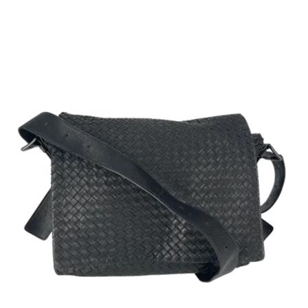 Bottega Veneta Vintage Pre-owned Læder skuldertasker Sort, Dame Vintage Tasker, Størrelse: ONE Size