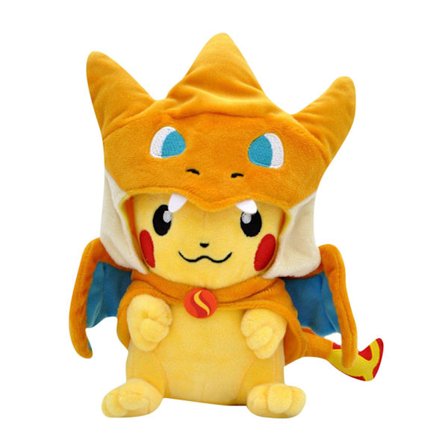 Uusi Charizard-hattupehmolelu Täytetty pehmolelu Nukke 9 tuumaa Avoin suu