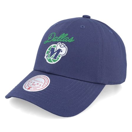 Mitchell & Ness - Azul unconstructed Gorra - Dallas Mavericks Lay Low Hwc Navy Dad Cap @ Hatstore