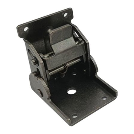 Kraftig Bordhængsel Selvlåsende Bord Usynlige Beslag Tilbehør til Sengeben Sort