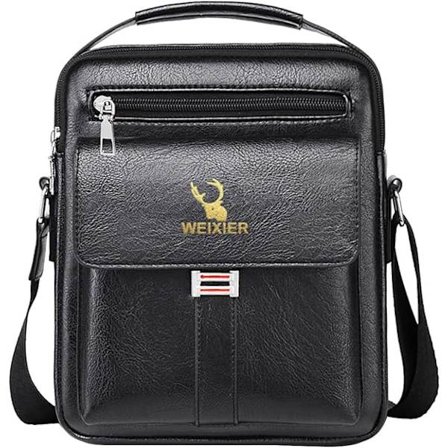 Herretaske Herre Crossbody Taske Læder Håndtasker Herre Arbejde Messenger Tasker Retro Vandtæt Skuldertaske til Business Casual Lille Messenger 