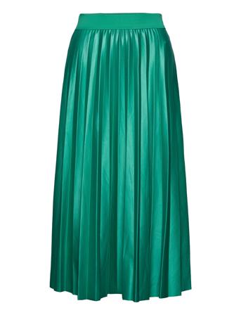 Vinitban Skirt - Noos Skirts Pleated Skirts Grønn Vila*Betinget Tilbud