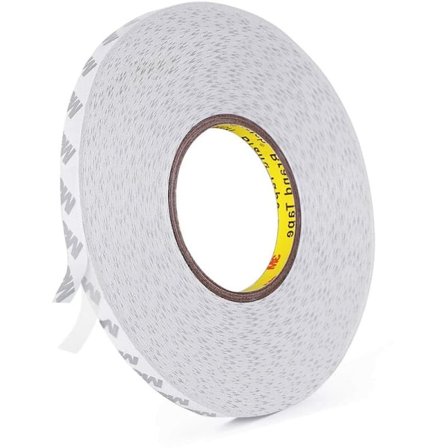 Dobbeltklæbende tape, transparent 3M 9080 stærk dobbeltklæbende tape længde 50 m, bredde 10 mm, tykkelse 0,15 mm til håndværk