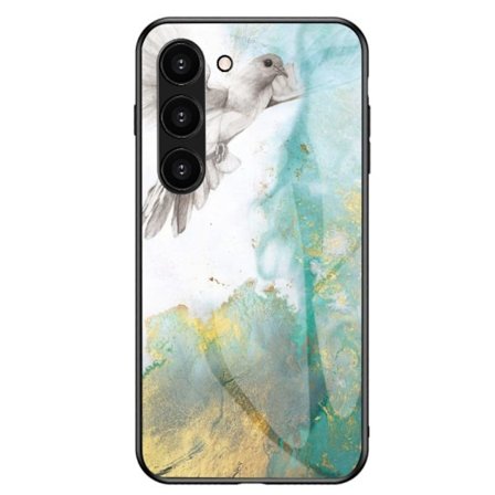 Fantasy Marmor Samsung Galaxy S23 skal - Flygande Duva Marmor