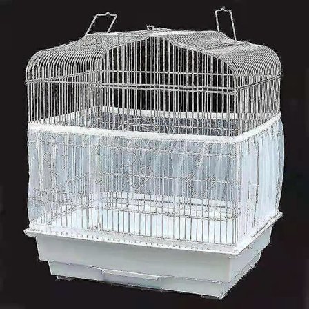 Nylonnet Fuglebur Cover Skørt Net Nem Rengøring Frøfanger Beskyttelse Fuglebur Tilbehør Luftigt Net Papegøje Fuglebur Net