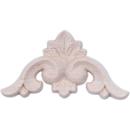 Udskåret træapplikation Lang umalet indlæg Vægge Skabe Dør Dekor Type: 6 Cm C