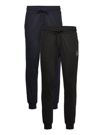 Jpstgordon Jjshark Sweatpant 2Pk Mp Noos Collegehousut Olohousut Musta Jack & J S