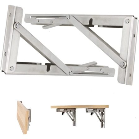 Folding Brakett, Sett med 2 stk. Rustfritt Stål