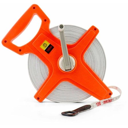 Glasfibermåttband, måttband, 100M/330 FT, dubbelsidig