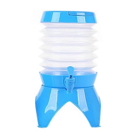 9,5L Sammenleggbar Vannbeholder for Utendørs Camping, Reise, Øl og Drikke, PP-beholder med Kran