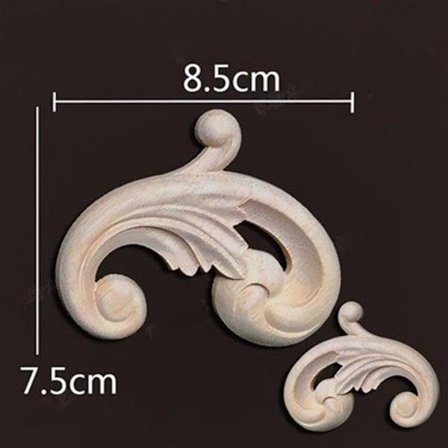 Puusta veistetyt käsityöt Puiset figuriinit käsityöt 8,5X7,5cm