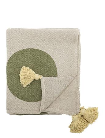 Clennie Throw Home Textiles Cushions & Blankets Blankets & Throws Beige Bloomingville