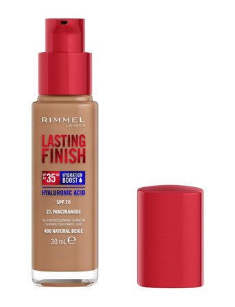 Rimmel Clean Lasting Finish Foundation 400 Natural Beige - 30 ml
