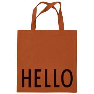 Design Letters Brown Hello Favorite Tote Bag One Size - Bags - One size - Brown