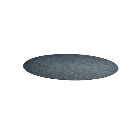 Round rug MELVIN, Ø 3500 mm, blue