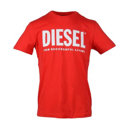 Diesel, T-Shirts Rood, Heren, Maat:M