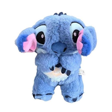 Baby Kids Lilo&Stitch Pustende Musikk Roende Dukke Sov Leke Angstlindrende Plysj Leke (FMY)