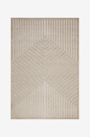 KM Home - Tæppe Hampton til indendørs brug/udendørs brug - Natur - Udendørstæpper - 200X290 - Fra Homeroom