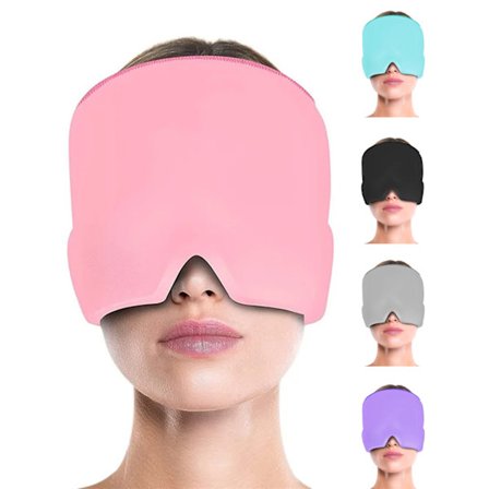 Ögonmask mot Huvudvärk - Gelmask - Svalkande/värmande mask