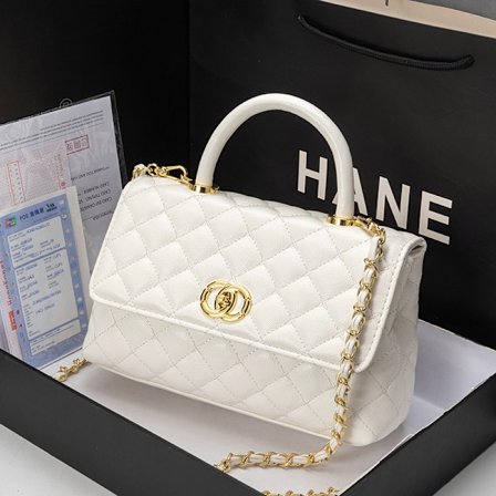 Let luksus dame taske senior tekstur crossbody taske skulder lille duftende stil diamant kæde håndtaske taske