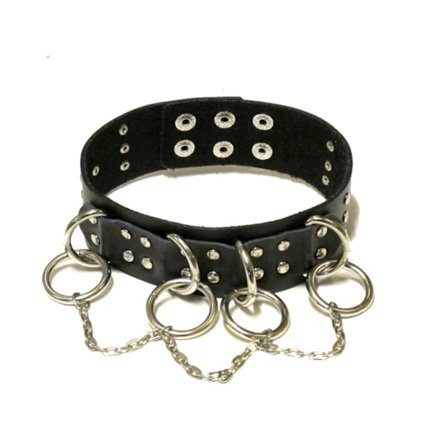 Nittehalskæde - Runde nitter, kæde og ringe