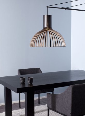 Victo 4250 taklampe 5 meter ledning Ø56 - sort