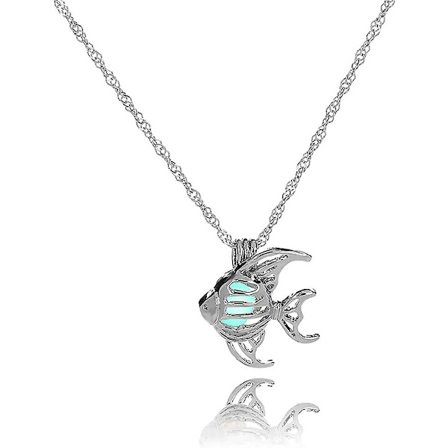 Glødende Vedhængs Halskæder Fisk/hest/havfrue/hval Lysende Glødende Smykker Sød Til Kvinder Teenagere Piger