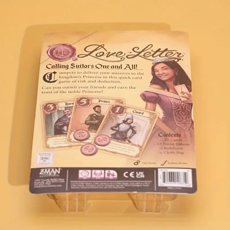 Love Letter -korttipeli - Renessanssistrategiaa ja päättelyä 2–6 pelaajalle