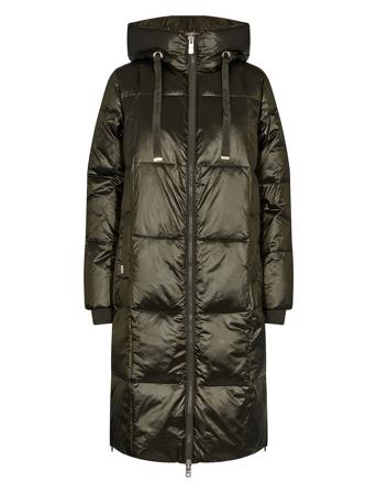 Mmnova Metallic Down Jacket Vuorillinen Takki Topattu Takki Green MOS MOSH
