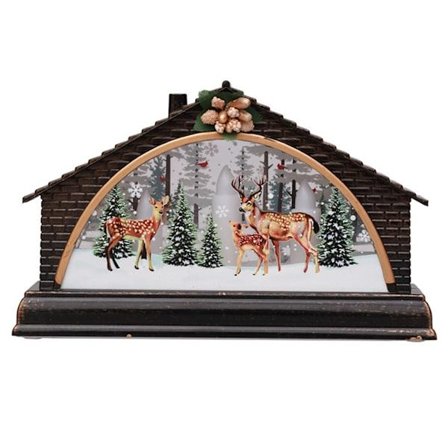 Julehus Krybbespill Snøhus Dekorasjon Nattlys Hjem Dekor Rekvisitter Julelandsby Hus Ornament