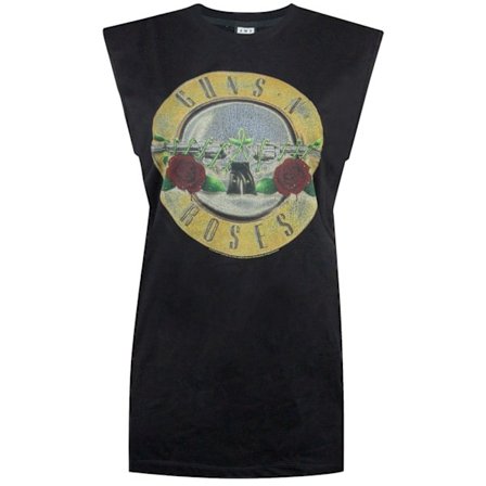 Amplified Womens/Ladies Guns N Roses Drum Sleeveless T-Shirt XS
