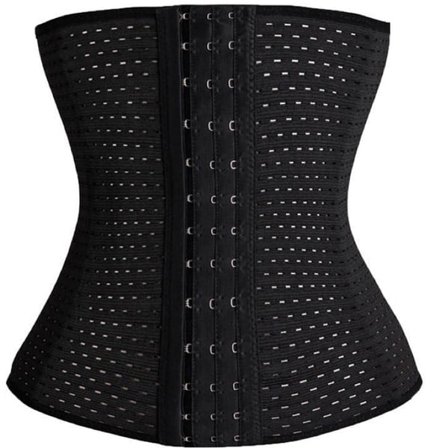 Elastisk WaistTrainer Korsett - Svart