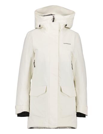 Frida Wns Parka 7 Outerwear Parka Coats Hvit Didriksons*Betinget Tilbud