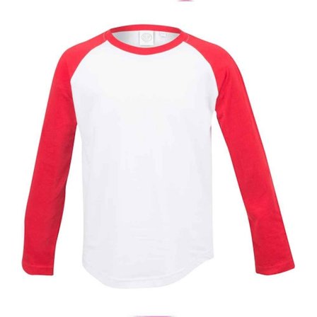 SF Minni Barn/Barn Long-Sleeved Baseball T-Shirt 9-10 År