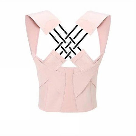 Holdningskorrigerende skulderstøttebælte kropsstøtte dårlig ryg lænd mænd kvinder 2024