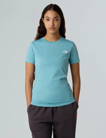 The North Face W Ss Sd Slim Tee - Blue - L
