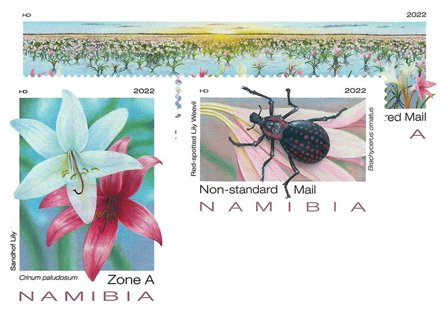 Namibia - Sandhof liljen - Postfrisk sæt 3v