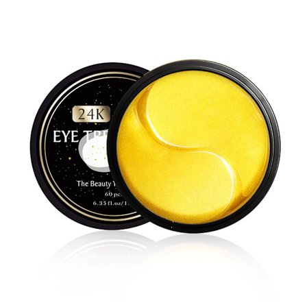 Under Eye Patches 30 par Guld Under Eye Maske Aminosyre & Kollagen til Ansigtspleje, Øjenmasker til Mørke Rande Hævelser