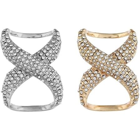 2 st Sjal Klämmor Mode Rhinestone Halsdukar Spänne Modern Enkel Design Dam Schal Spänne Ihålig Sjal Ring