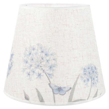 Lampeskærm i stof, jernlampeskærm til bordlampe, gulvlampe, bondehuslampeskærm