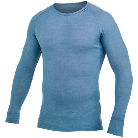 Woolpower Unisex Crewneck Lite Men base layer tops Blue S