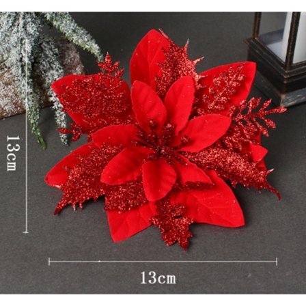 10-pack rödfärgat pulver, guld, silver, rött tre lager im