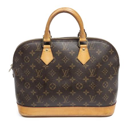 Louis Vuitton Vintage, Pre -owned Alma PM Bruin, Dames, Maat:ONE Size