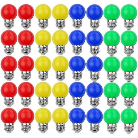 Värilliset LED-lamput E27 3w=30w Koristeelliset ja muotoilulliset valot 240 lumenia Ac220v-240v Koristelamput Sekalaiset värit Punainen Keltainen 