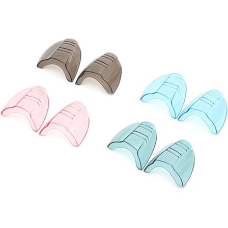 4 kpl Silmälasien sivusuojat, Silmälasien suojasiivet sivusuoja, Sopii yhteensopiviin pieniin ja keskikokoisiin suojalaseihin (4 väriä), 12 mm