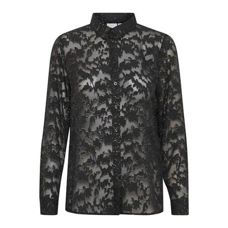 Ichi Shirts , Zwart , Dames , Maat: L