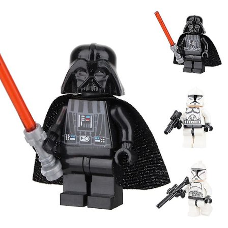 1/3 st Star Wars Byggblock Minifigur Leksak db A*B*C