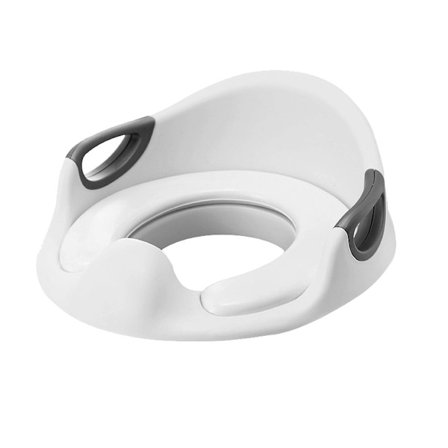 Pottetræningssæde til runde og ovale toiletter (hvid)