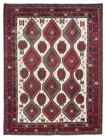 Hand Knotted Sirdjan Rug 146X190 Oriental Wool Small