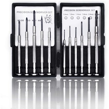 11-delt præcisionsskruetrækkersæt, lille skruetrækkersæt til elektronik, legetøj, computer